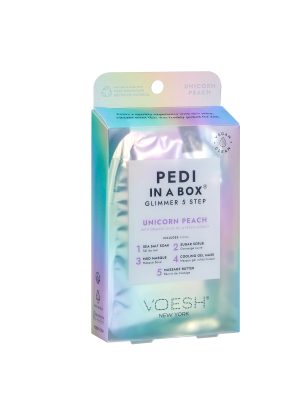 Pedi In A Box Glimmer 5 Step - Unicorn Peach