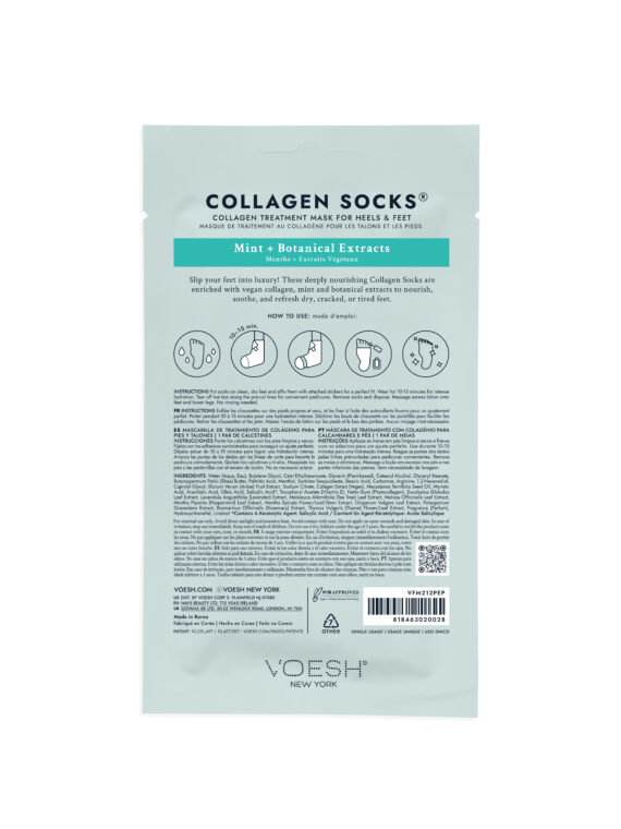 Collagen Socks - Mint & Botanical Extracts