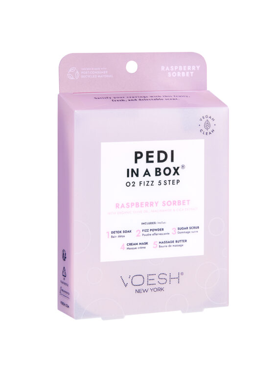 Pedi in a Box O2 Fizz 5 Step - Raspberry Sorbet